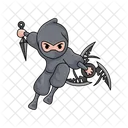 Shuriken Weapon Ninja Icon