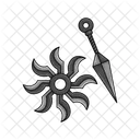 Shuriken Weapon Ninja Icon
