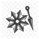 Shuriken Weapon Ninja Icon