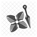 Shuriken Weapon Ninja Icon