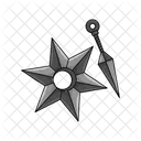 Shuriken Weapon Ninja Icon