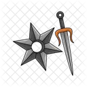 Shuriken Weapon Ninja Icon