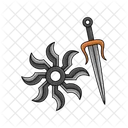 Shuriken Weapon Ninja Icon