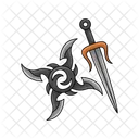 Shuriken Weapon Ninja Icon