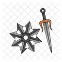 Shuriken Weapon Ninja Icon