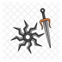 Shuriken Weapon Ninja Icon