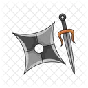 Shuriken Weapon Ninja Icon