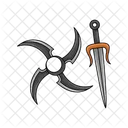 Shuriken Weapon Ninja Icon