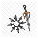 Shuriken Weapon Ninja Icon
