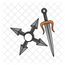 Shuriken Weapon Ninja Icon