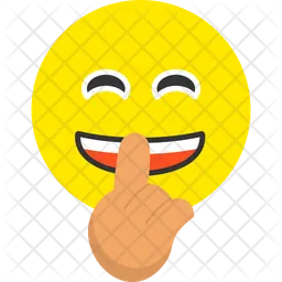 Shushing Face Emoji Icon