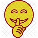 Shushing Face Emoji Face Icon