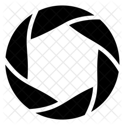 Shutter Icon - Download in Glyph Style