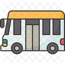 Shuttle Bus Transportation Icon