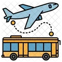Shuttle Service Bus Icon
