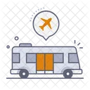 Shuttle Bus Airport  Icon