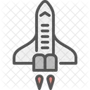 Shuttle Space Launcher Icon