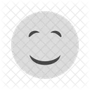 Shy Emoji Face Icon