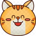 Shy Emoticon Cat Symbol