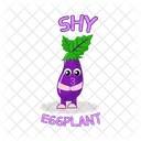 Shy eggplant  アイコン