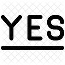 Sí  Icono
