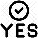 Sí  Icono