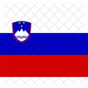 Si Slovenia Flags Iso Icon