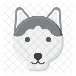 Siberian Husky dog  Icon