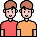 Sibling Brother Twin Icon