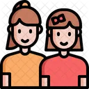 Sibling Sister Children Icon