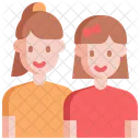 Sibling Sister Children Icon