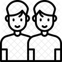 Sibling Brother Twin Icon