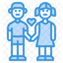 Sibling Boy Girl Icon