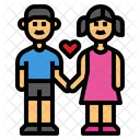 Sibling Boy Girl Icon