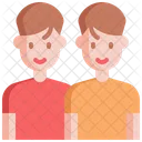 Sibling Brother Twin Icon