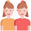 Sibling Sister Twin Icône