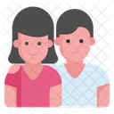 Siblings Sister Brother Icon