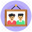 Siblings Photo Frame  Icon