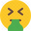 Erbrochenes Emoji Smiley Symbol