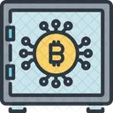 Sicher Tresor Bitcoin Symbol