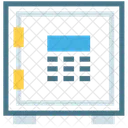 Vorhangeschloss Sicherheit Schliessfach Symbol