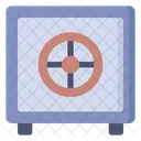 Sichere Box Tresor Schliessfach Symbol