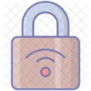 Sicheres WLAN Schloss Schutz Symbol