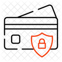 Sichere ATM-Karte  Symbol
