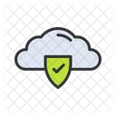 Sichere Cloud Cloud Sicherheit Sicherheit Symbol