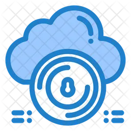 Sichere Cloud  Symbol