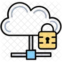 Wolke Vorhangeschloss Computer Symbol