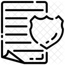 Dateischutz Datei Dokument Symbol