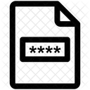 Code Sicherheit Papier Icono