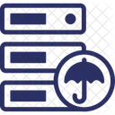 Datenspeicherung Mit Umbrella Datenbank Mit Umbrella Hosting Mit Umbrella Symbol